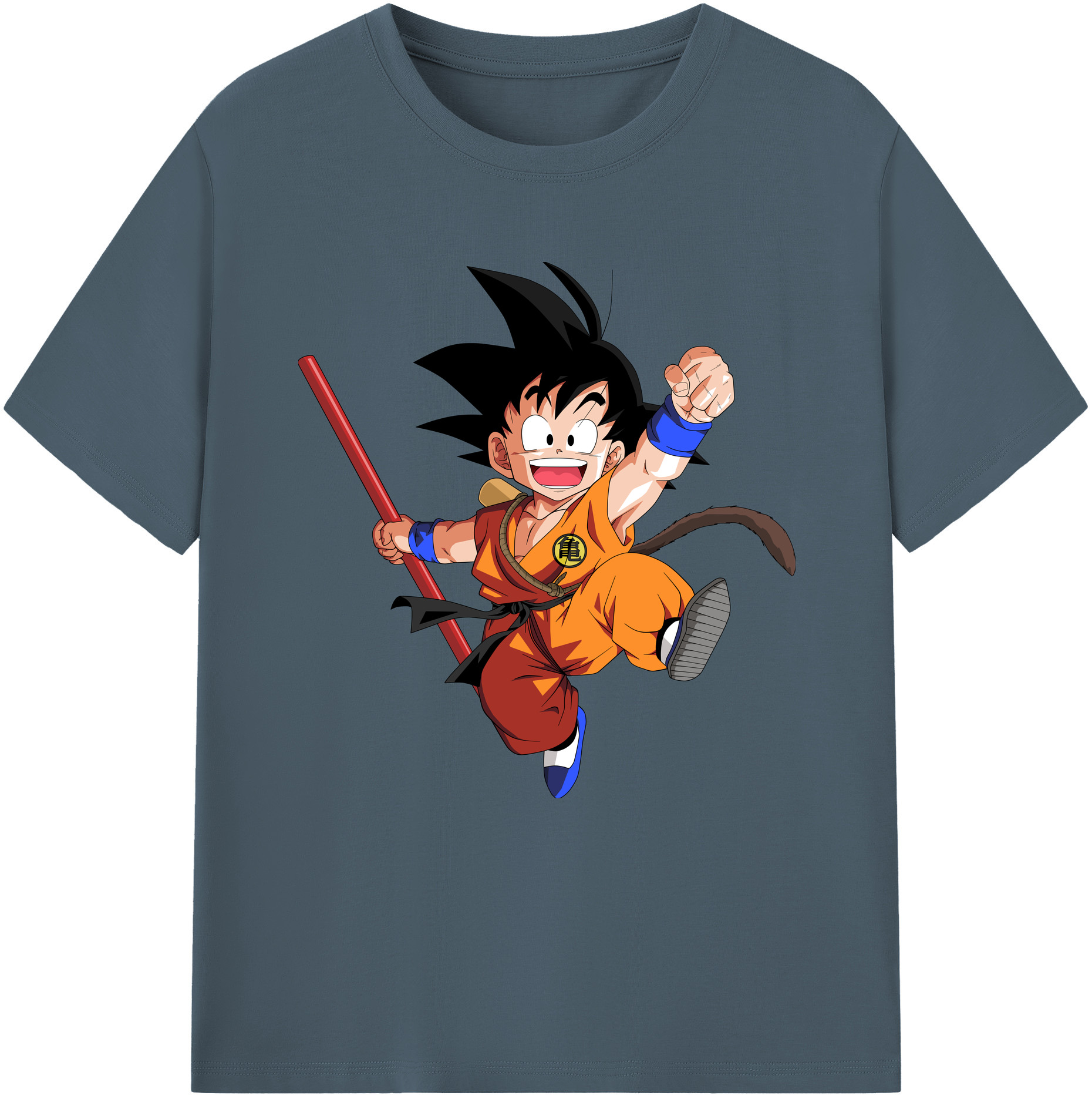 （画像用） ドラゴンボール 孫悟空（そん ごくう）Son Goku カカロット DRAGON BALL Kakarotto 綿100％半袖Tシャツ（フロントプリント）